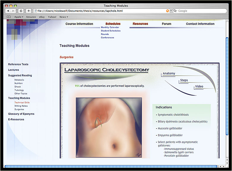 Surgery Clerkship Website 3 (Nicole Wolf)