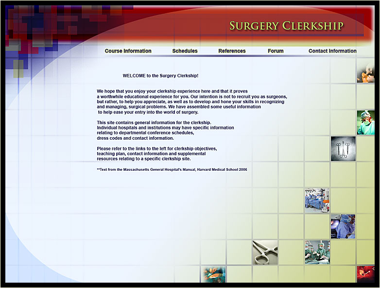 Surgery Clerkship Homepage (Nicole Wolf)
